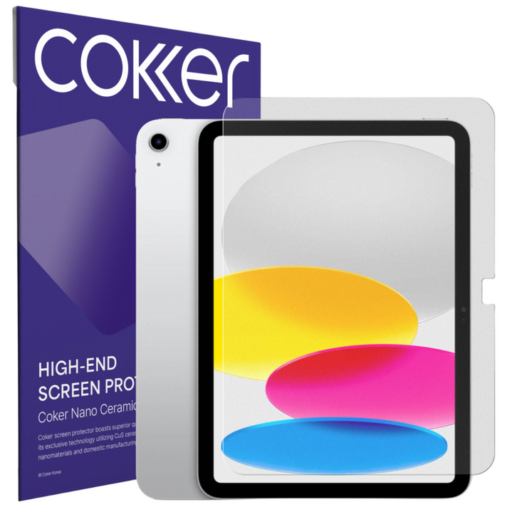 코커 아이패드 종이질감 블루라이트차단 저반사 지문방지 항균 액정보호필름, 1개