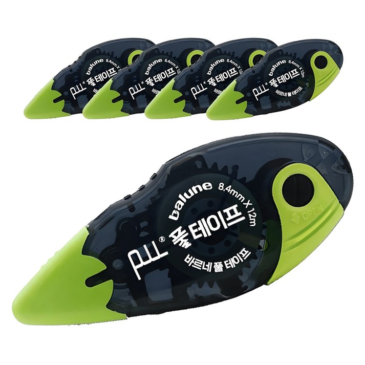 바르네 풀테이프 BGT0180, 그린, 5개 바르네 풀테이프 BGT0180, 그린, 5개