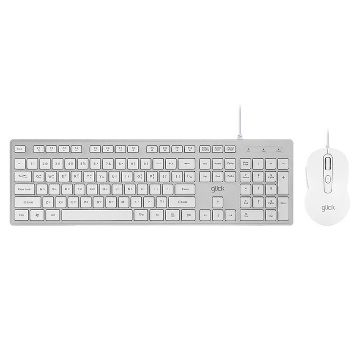 지클릭커 OFFICEPRO 저소음 키보드 마우스 세트