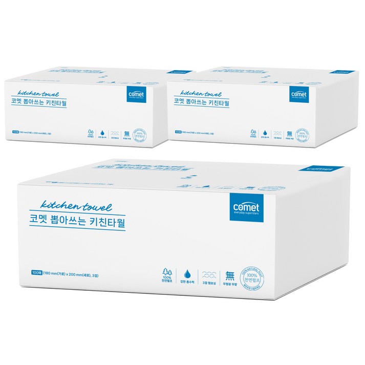 코멧 뽑아쓰는 키친타올