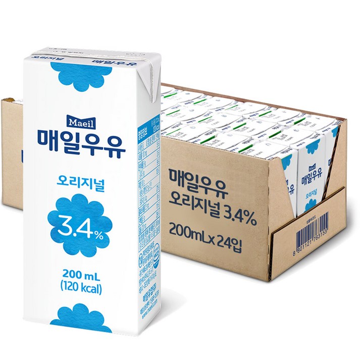 Gold box 매일유업 매일우유 멸균우유 오리지널