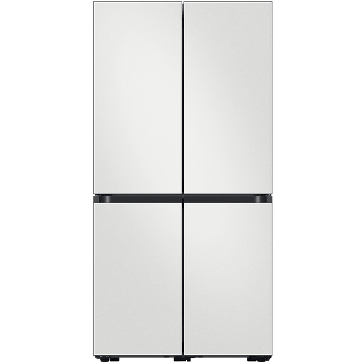 삼성전자 비스포크 프리스탠딩 4도어 냉장고 875L 방문설치, 코타 화이트, RF85B911101 20230104