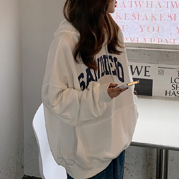 DM 샌디에고 오버핏 후드 티셔츠 DM 샌디에고 오버핏 후드 티셔츠