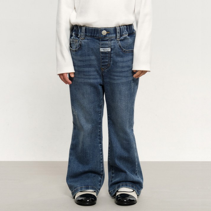 마리떼키즈 여야용 FLARED DENIM PANTS