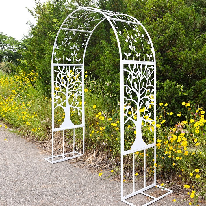 21세기트랜드 소나무 가든아치 가드닝 정원아치, 화이트