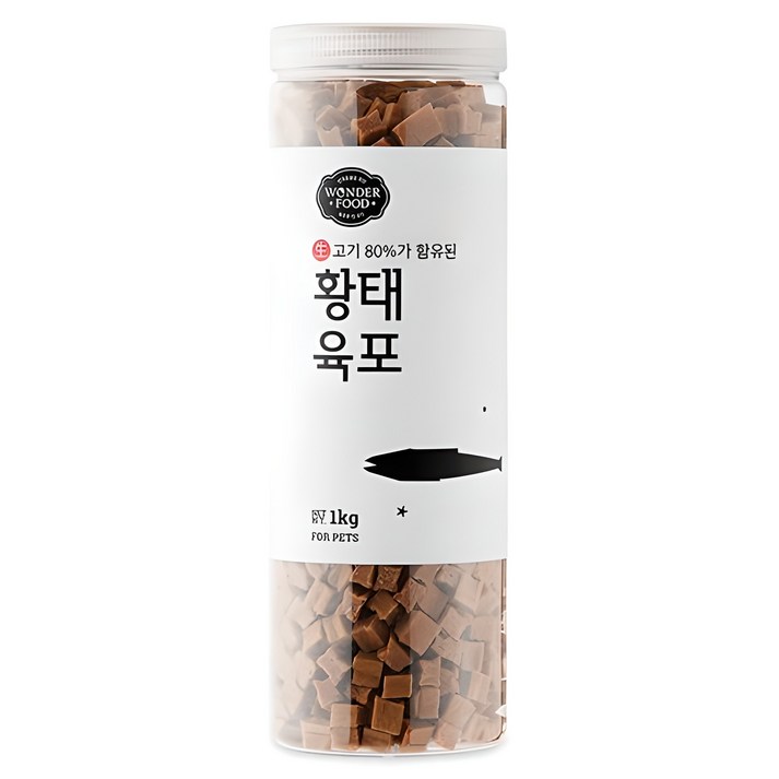 원더푸드 강아지 고기가득 담은 육포