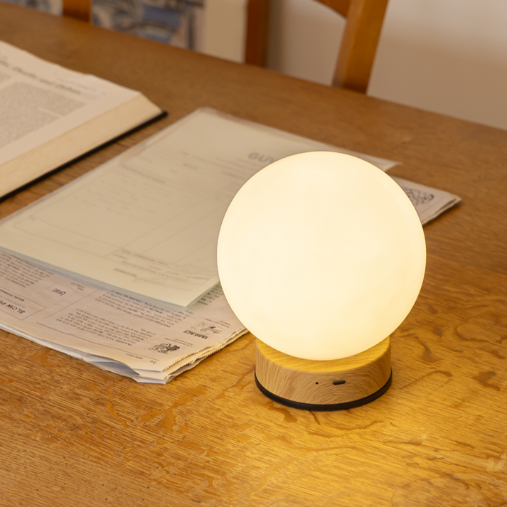 도르리 루나 LED 달조명 테이블 램프 수면등 취침등 인테리어 조명, 단일상품