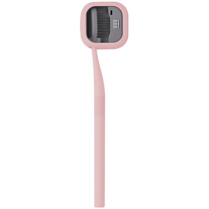 트리플블랙 UVC LED 휴대용 칫솔케이스 W5  칫솔 세트, 핑크