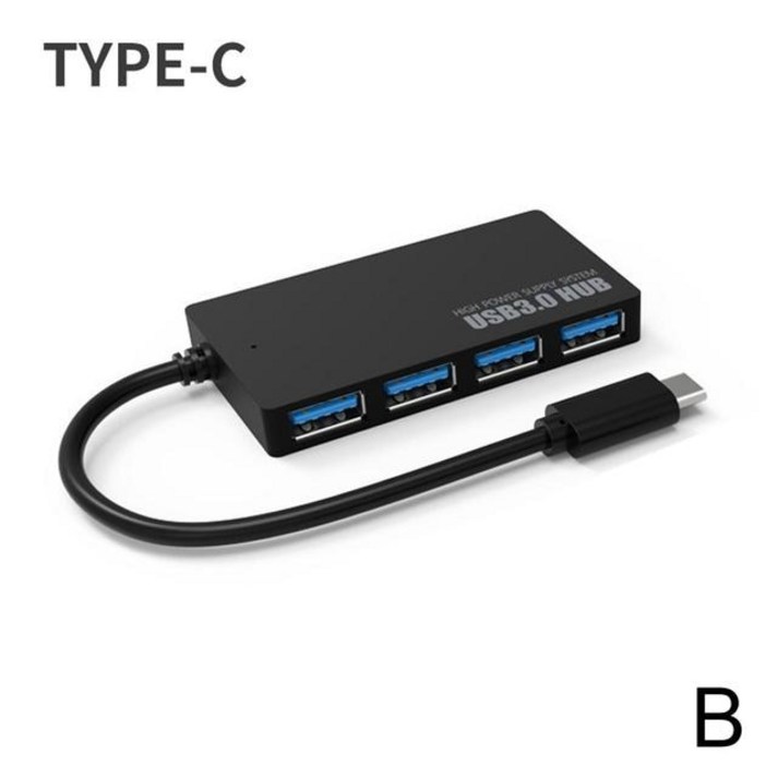 Usb 허브 3.0 멀티 분배기 4 포트 2.0 프로 Pc 3 0 확장기 전원 어댑터 H4c5
