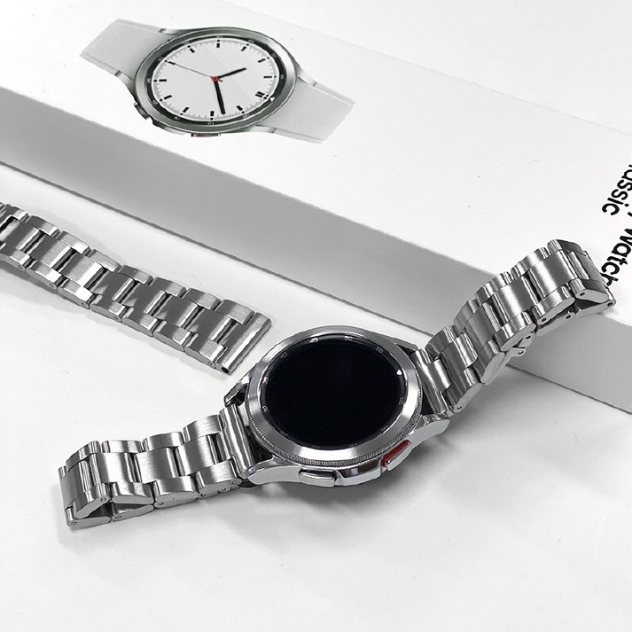 갤럭시 워치 5 4 호환 라이트 메탈 스트랩 시계줄 40mm 41mm 42mm 44mm 45mm 46mm