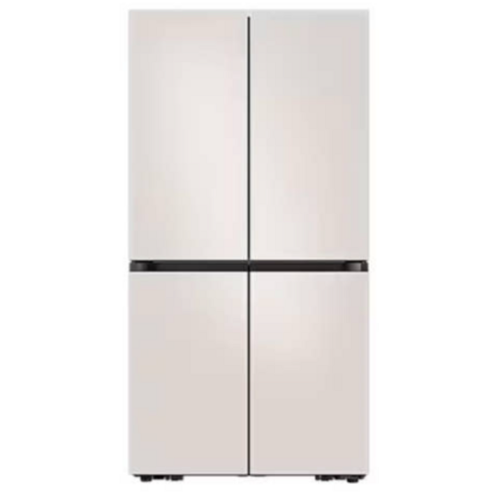 삼성전자 비스포크 4도어 900L 푸드쇼케이스 크리미베이지 RF90DG91114E