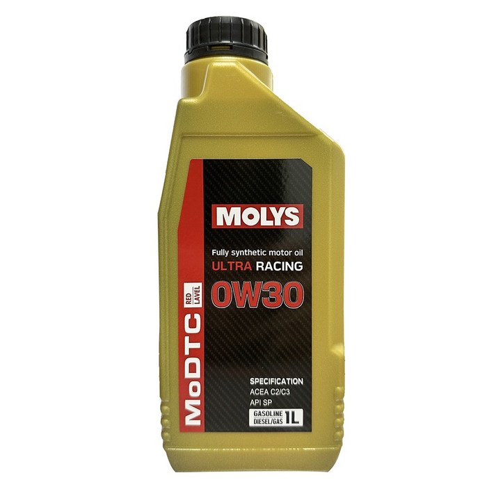 몰리스 MOLYS ULTRA RACING 0W30 가솔린 디젤(DPF) 합성엔진오일, 1개, 0w30