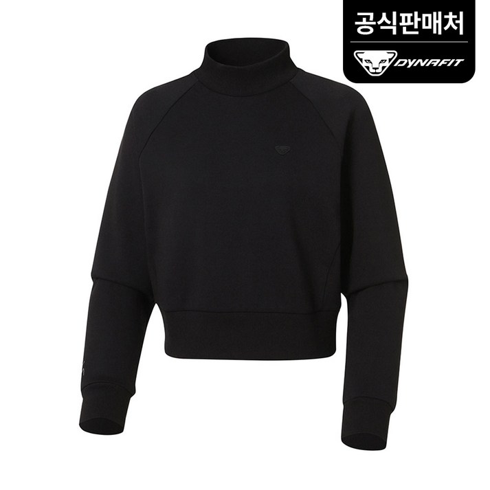 다이나핏 정상가 99000원 여성 CELINA 셀리나 맨투맨 Black YWU22254Z1GNWT