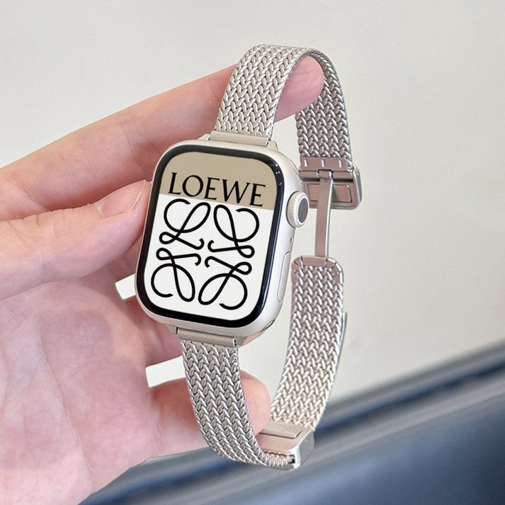 아이라 애플워치 호환 슬림 메탈 스트랩 밴드 384041mm