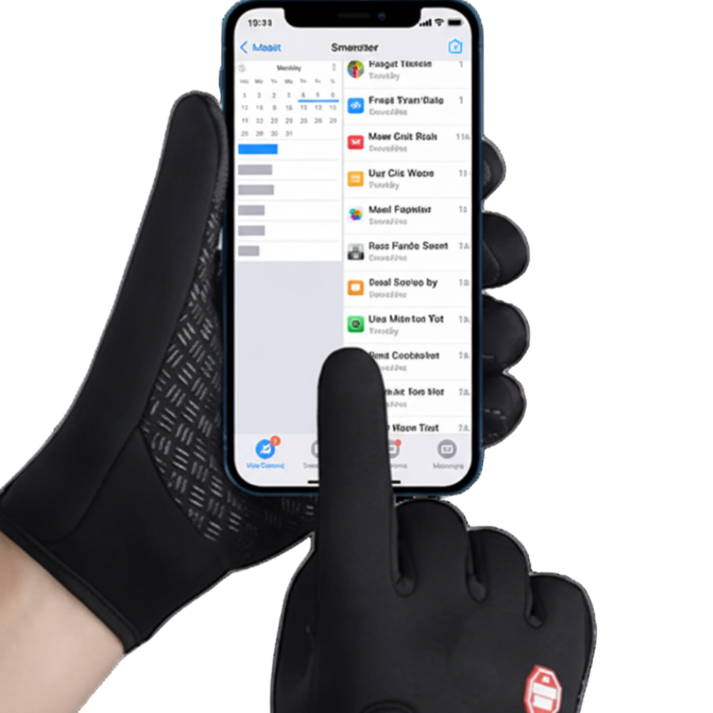 데블리 방한 장갑 스마트폰 터치 배달 오토바이 라이더 자전거 기모 보온
