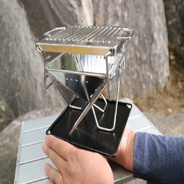 마룬 초미니 1인용 화로대