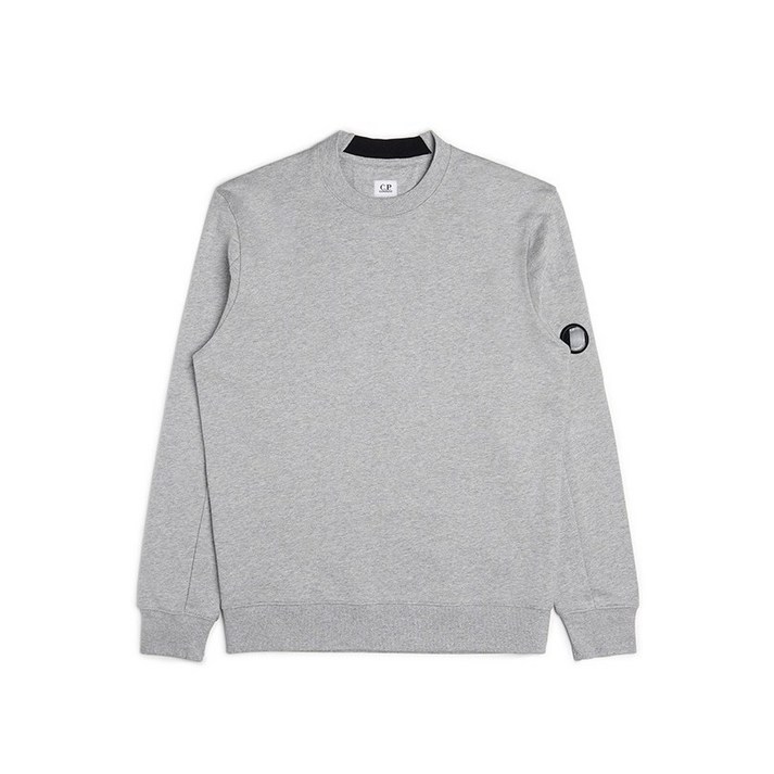 CP 컴퍼니 다이애그널 레이즈드 플리스 스웨트셔츠 그레이 멜란지 15CMSS022A005086WM93