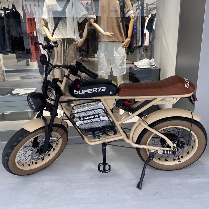 전기바이크 미니벨로 자토바이 출퇴근용 성인용 배달용, Desert Yellow RX 26ah110120k, 48V