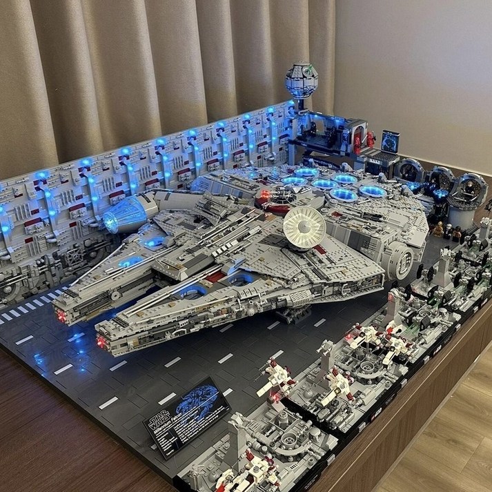 레고 완벽 호환 밀레니엄 팔콘 스타워즈 10000PCS