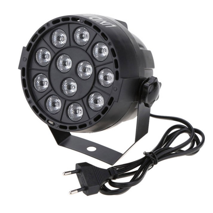 Lixada LED 무대 조명 파 30W 흰색 빨간색 파란색 및 녹색 구슬 AC 90-240V (12) 유럽 연합 (EU)