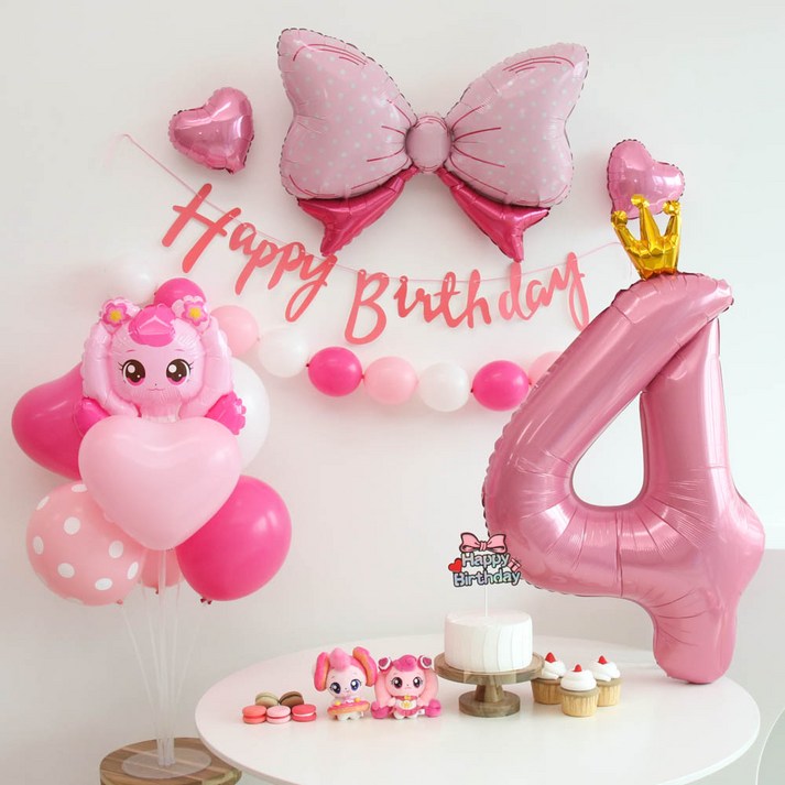 이벤트홀릭캐치티니핑 하츄핑 풍선 생일파티세트
