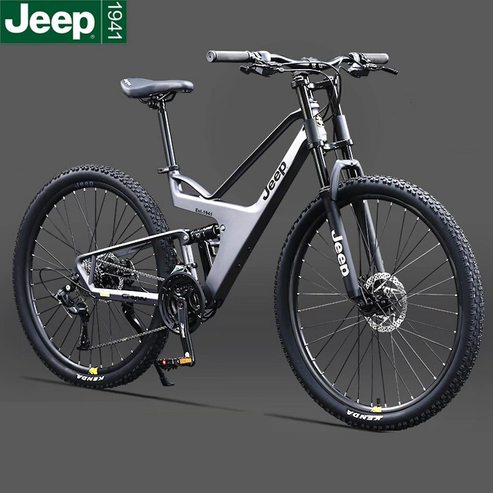 Jeep 산악자전거 풀샥 MTB 초경량합금 듀얼 서스펜션 디스크브레이크 리어샥  가성비