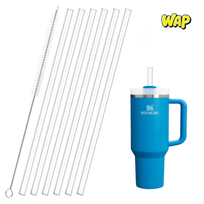 스탠리 스타벅스 30,40oz 887ml 1.18L 텀블러 호환 트라이탄 빨대 6p + 세척솔 세트