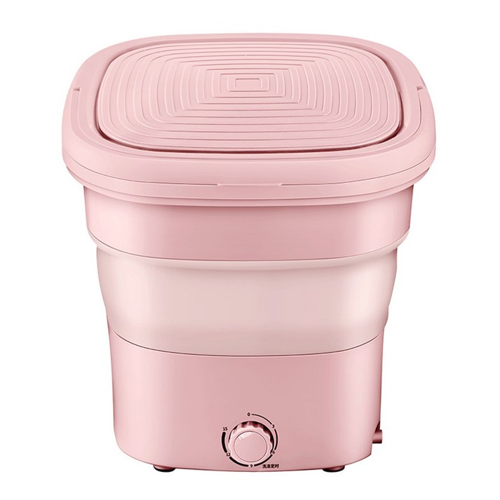 휴대용 미니 접이식 세탁기 핑크아기 통돌이 소형 세탁기 기3kg, 상세 참조