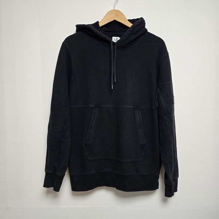 (빈티지)﻿ 씨피컴퍼니 다이애그널 후드티셔츠 블랙(XL)