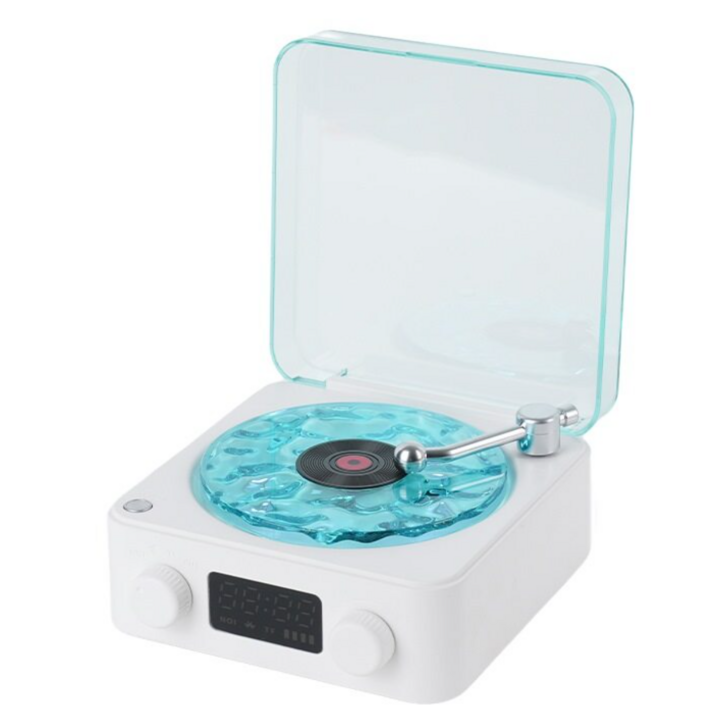 휴그 웨이브 블루투스 스피커 파도 무드등 ASMR 물결 조명, 웨이브 블루투스 스피커(블루)