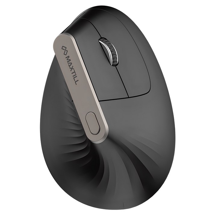맥스틸 무소음 버티컬 무선 마우스