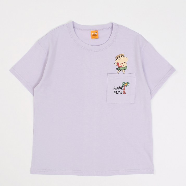 헬로아이 아동용 하와이 짱구 포켓 티셔츠