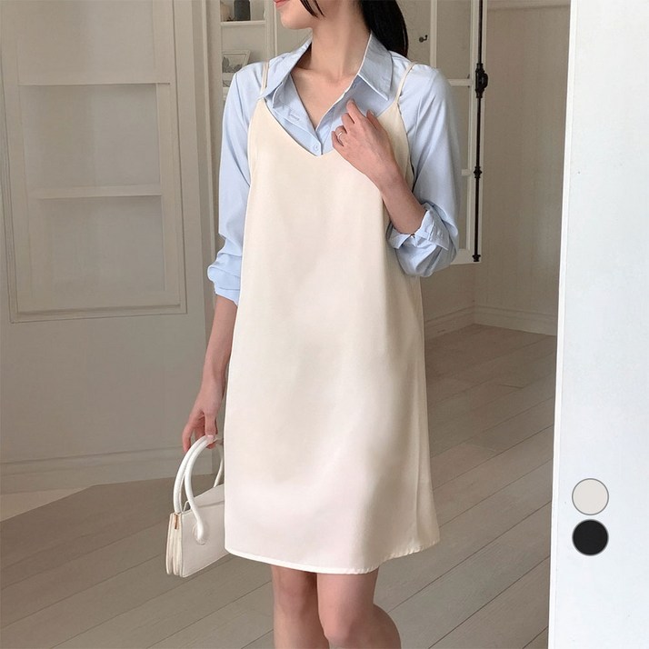 아피나르 여성용 우아한 글로우 새틴 뷔스티에 미니 원피스