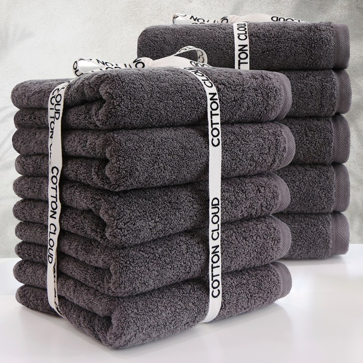 코튼클라우드 수건 220g 40수 면사