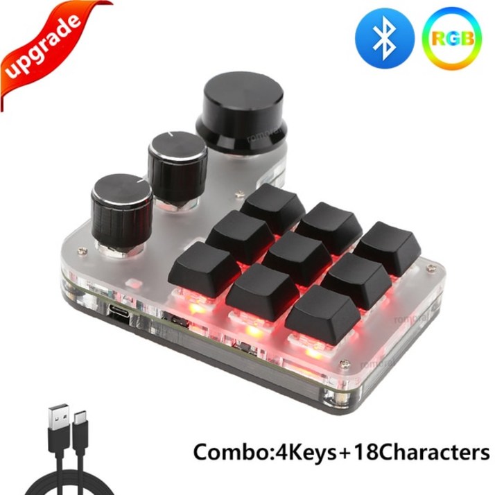 프로그래밍 크로 커스텀   2.4G  블루투스   3 가지 모드   식  DIY 핫 포토샵