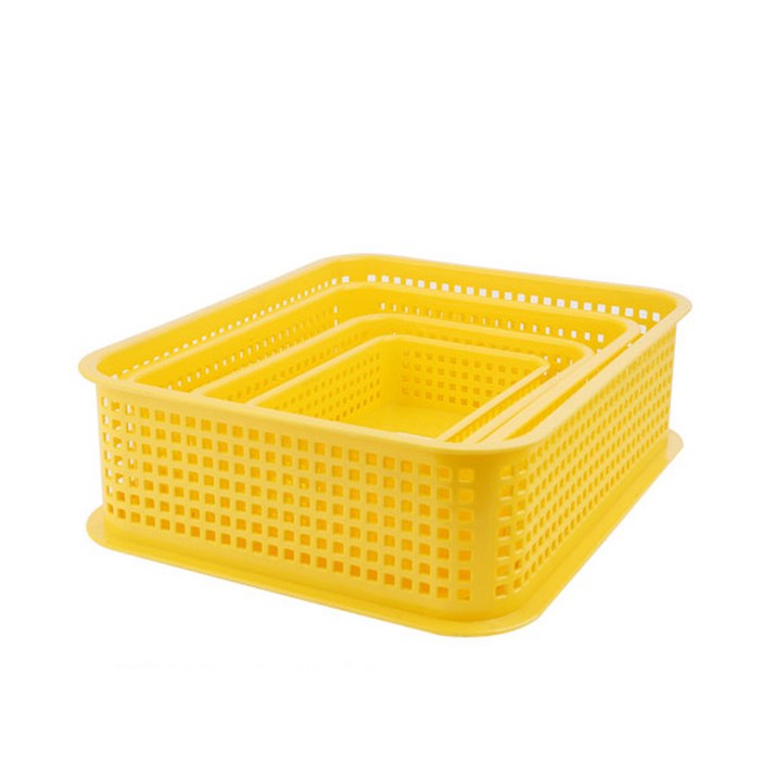 노랑 바구니 3호 A4 교구 유치원 학교 어린이집 멀티