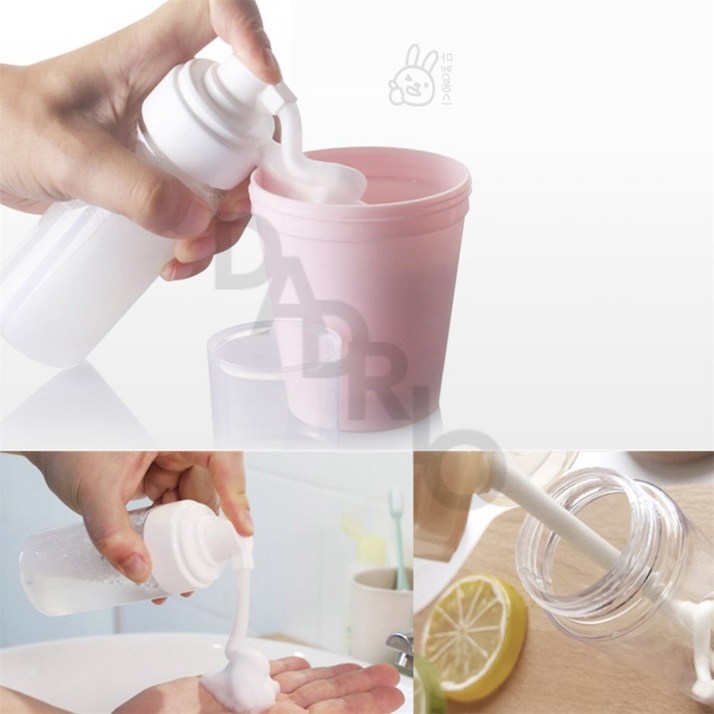 드리오샵 버블 펌핑용기 캠핑용주방세제