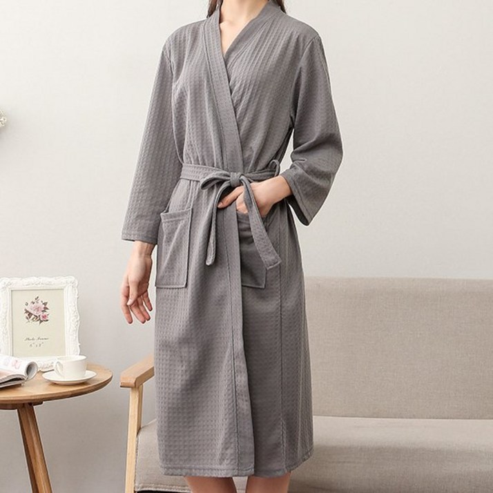 딜라이트홈 흡수력좋은 부들 와플 프리미엄 호텔 샤워가운