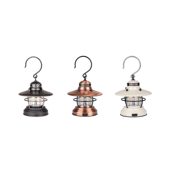 Barebones Edison Mini Lantern 베어본즈 에디슨 미니 3종 캠핑용 랜턴, 1개