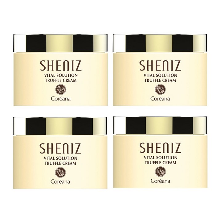 [탄력 강화 주름 개선 기능성]코리아나 쉬니즈 트러플 크림, 100ml, 4개