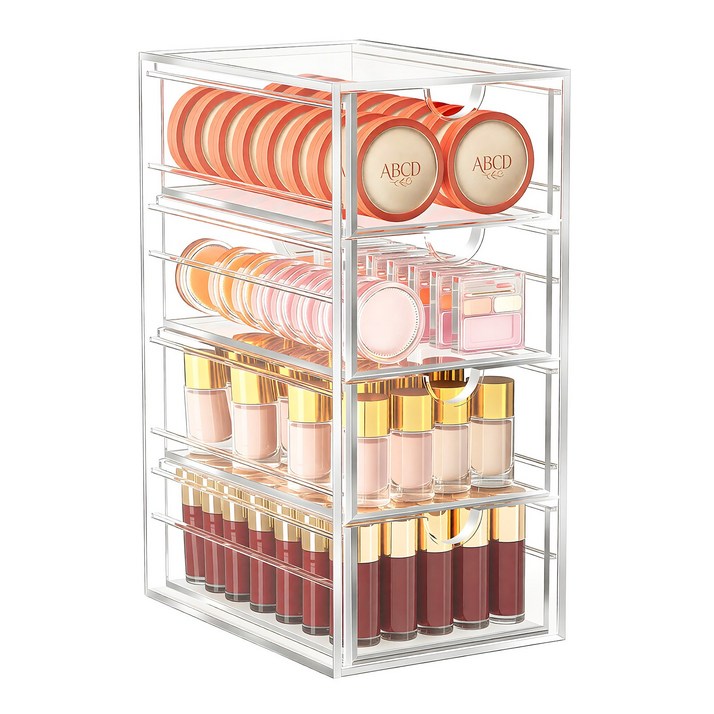 Kipnos 투명창 서랍 다용도 펜트리 수납 정리함 리빙박스 서랍 정리함 수납함 팬트리 정리함