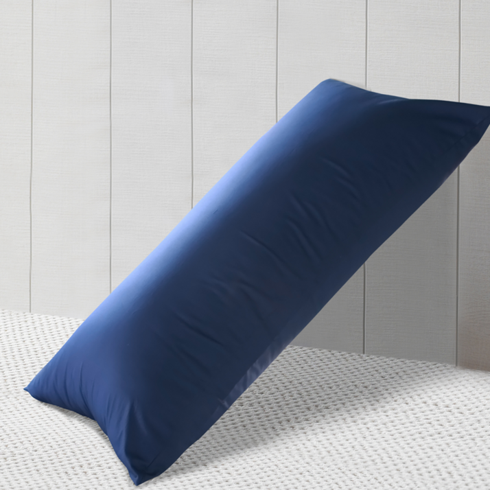 네모라인 국내생산 스마일 등쿠션 커버솜 세트 침대 헤드 등받이 쿠션, 네이비