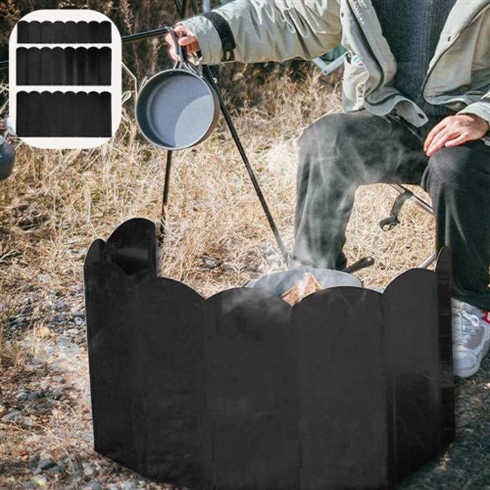 버너바람막이 캠핑 화로대 바람막이, 1개