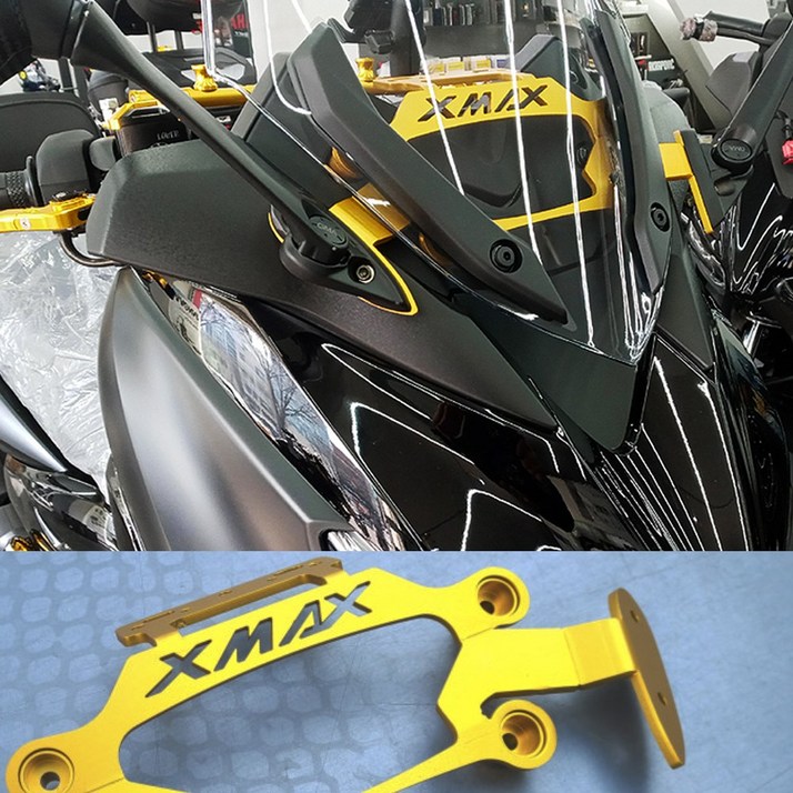 xmax300 야마하 XMAX300 알루미늄 미러 브라켓+카본 미러킷 세트