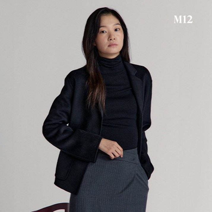 M12 런칭가69,900원 24FW 여성 울블렌디드 핸드메이드 자켓859713