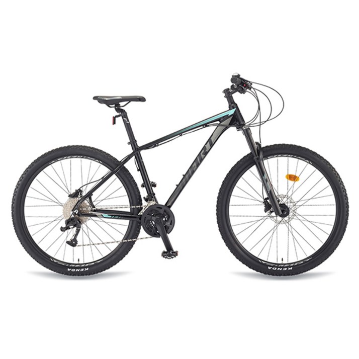 27.5인치 MTB 자전거 30단 유압식디스크브레이크 스마트 테트라 5XX, 1개, 175cm, 15.5인치 블랙+미조립