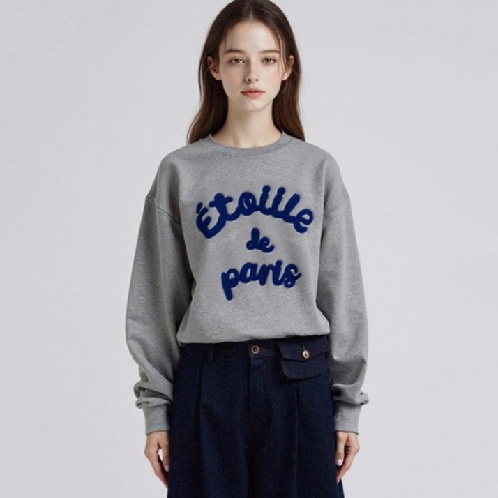 부루앤쥬디 자수 부클 맨투맨 BORJTG507A