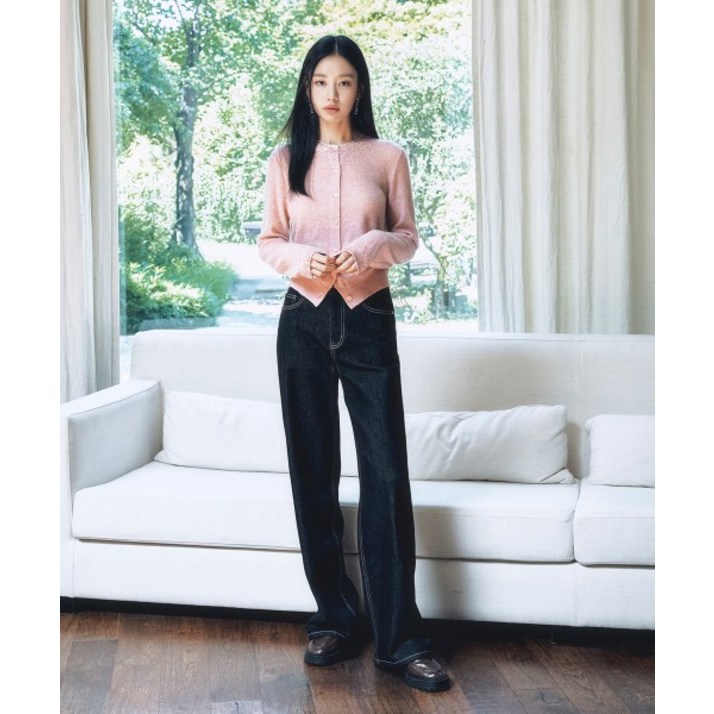 매장정품 셀렙샵에디션 CELEBSHOP EDITION 25FW 마스터핏 와이드 데님 로우블랙 20651946551 129307