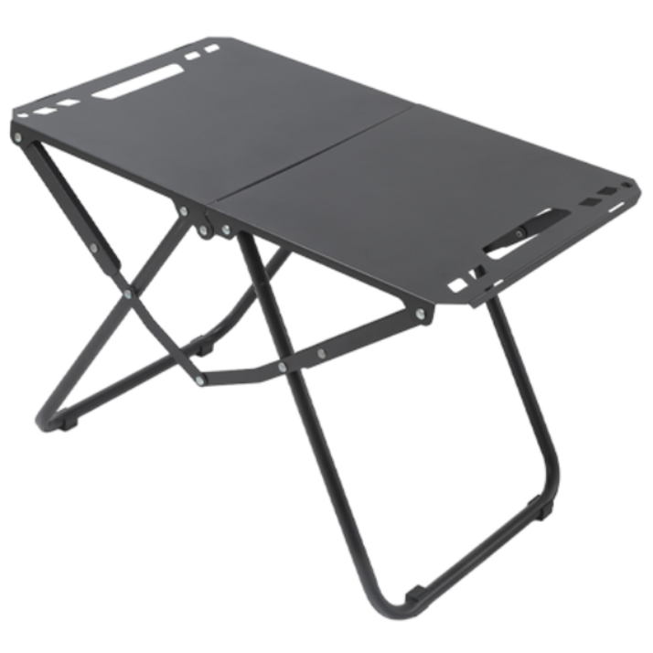 우이지아 초경량 접이식 폴딩 캠핑테이블 휴대용 피크닉 야외 테이블, 블랙