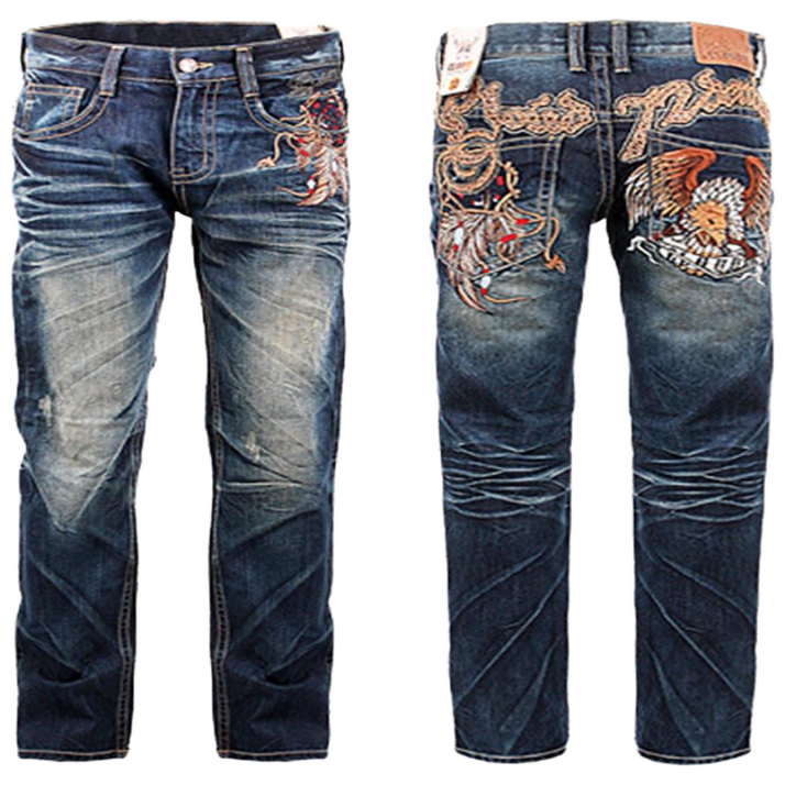 기사미 클라우드72 지퍼청바지 스트릿청바지 자존감패션 Awesome Cloud72 633 Blue